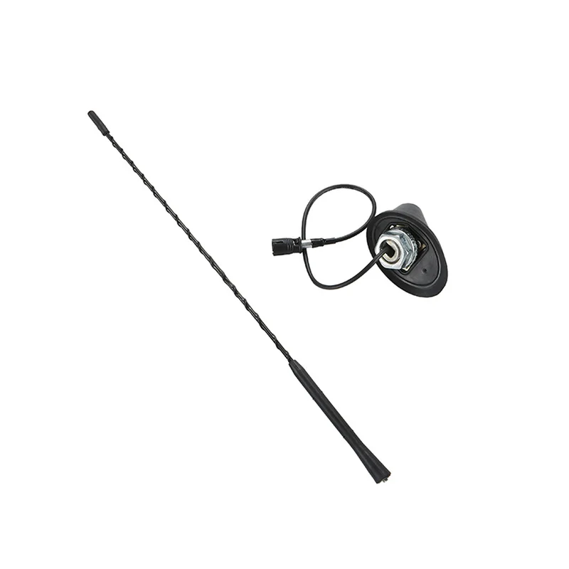 

Universal 1 Set 16inch Car Anti Noise Whip Roof Mast AM/FM Aerial Antenna+ Base For VW Jetta Bora Golf Polo MK4 Passat Audi BMW