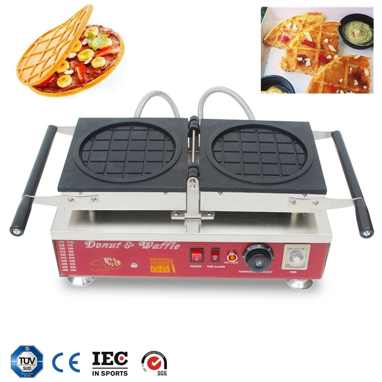 Gaufrier Electrique Antiadhesif En Maille Ronde Forme De Raquette De Tennis Gaufrier A Rabat Aliexpress