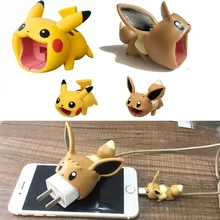 Pokemon Go Eevee USB защитный чехол большой кабель Bite косплей реквизит аксессуары для IPhone Покемон Пикачу