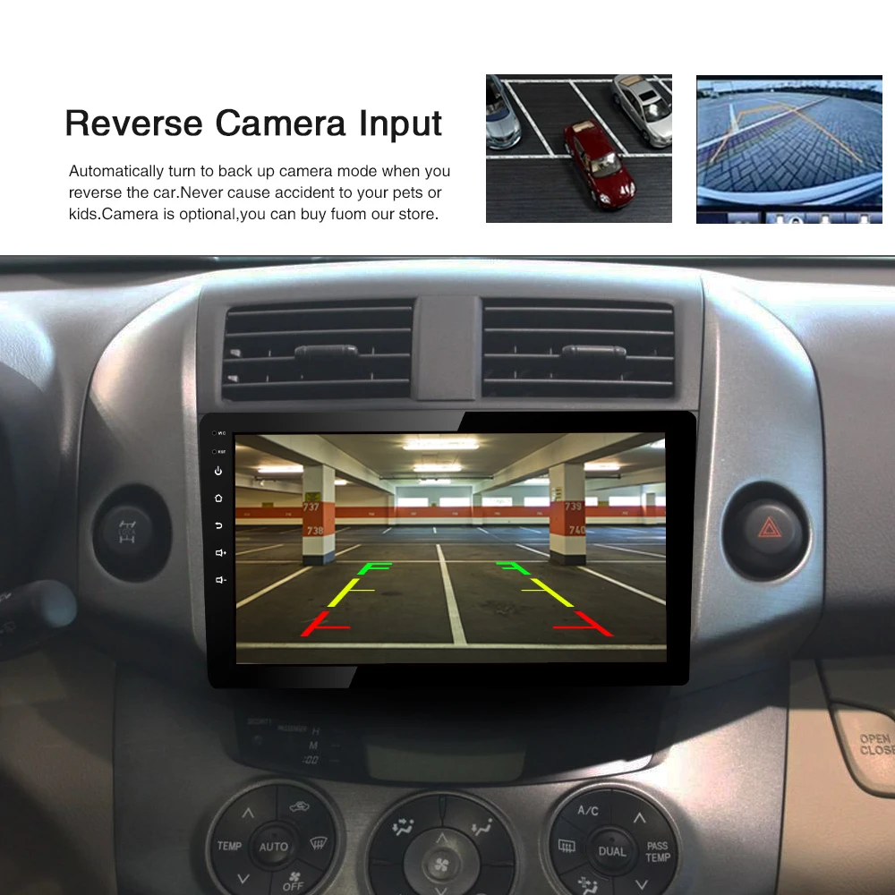 Android 8,1 автомобильное радио стерео радио Coche для RAV4 TOYOTA авто радио gps навигация Радио Para Авто Зеркало Ссылка камера заднего вида