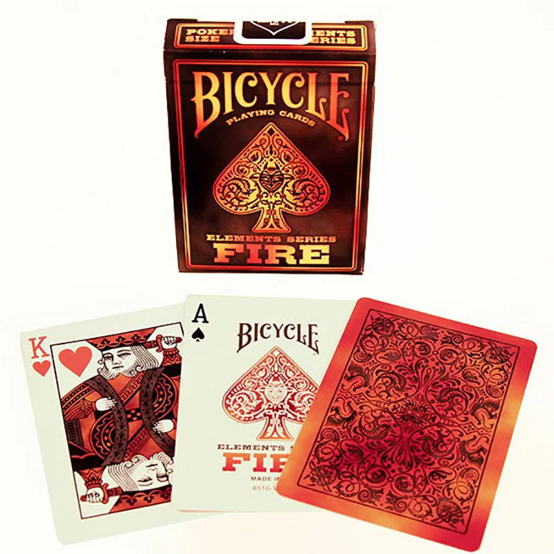1 шт огненные игральные карты 88*63 мм бумажные Волшебные категории покерные карты для профессионального волшебника