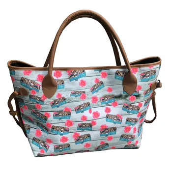 

2020 New Arrive Diagonal Shoulder Bag Camper Leather Tote Unisex Multi-function Large Capacity Printed Leather Shoulder Bag#BL5