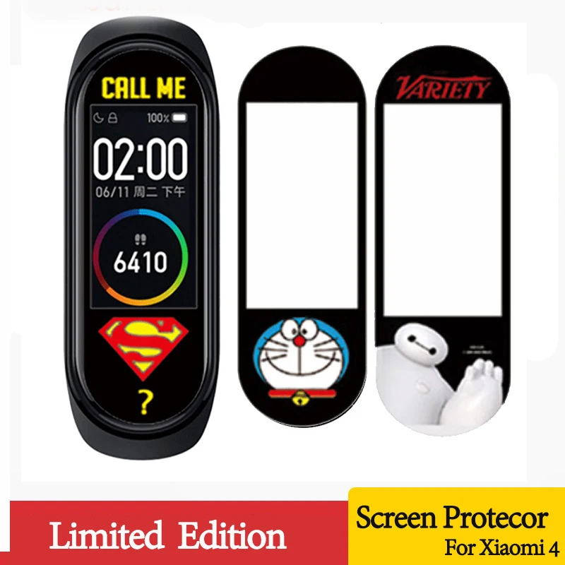 

For Xiaomi Mi Band 4 Screen Protector Film For Xiaomi Mi Band 4 Smart Bracelet Accessories Full Screen Permeability Film