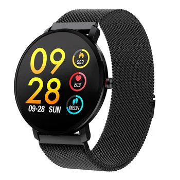 

Smart Watch Fitness Tracker 1.3inch Full Touch 2.5 D Display Screen Multi Sport Modes SMS Reminder Waterproof Watch Pedometer