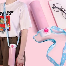 Портативный наплечный ремень для бутылки воды, портативная длинная Пряжка для напитков, аксессуары для путешествий