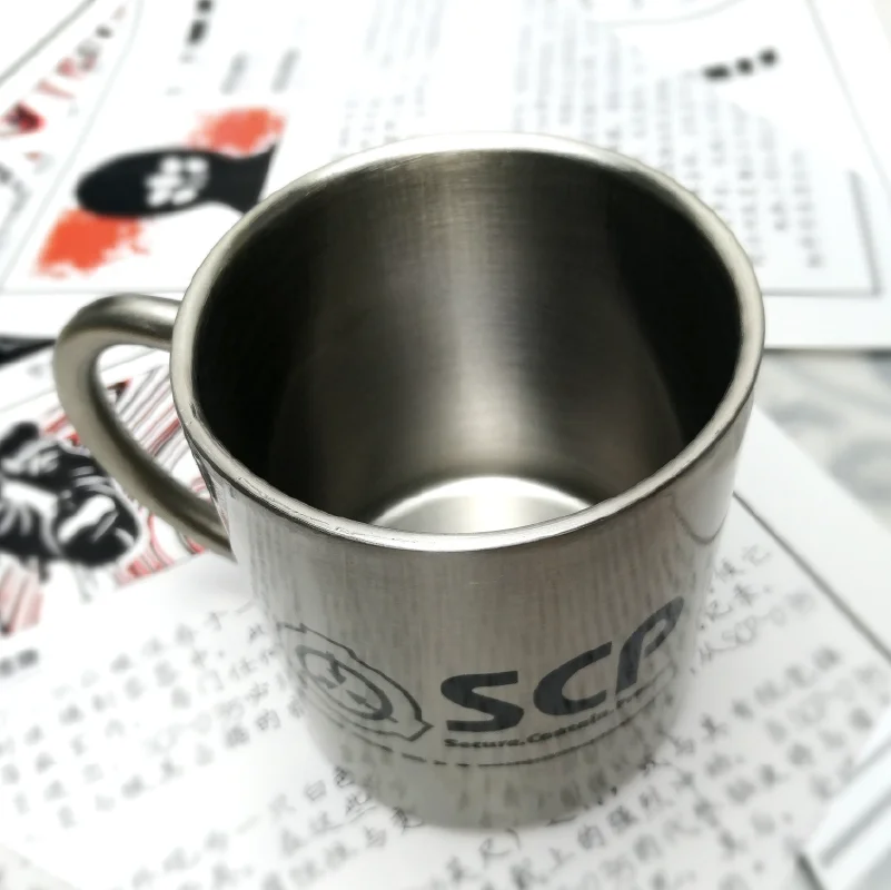 SCP безопасный содержит защиты специальная процедура удержания основа M.T.F нержавеющая сталь кружка чашка косплей реквизит подарок