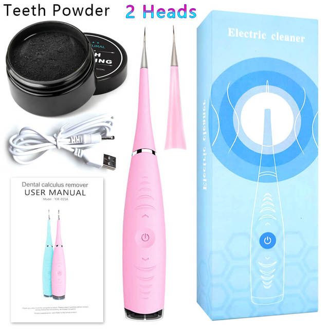 Whitening Sonic Cleaner  Dental Scaler Tooth Stain Tartar Remover Dentist Ultrasonic Vibrition White Teeth Fix Calculus