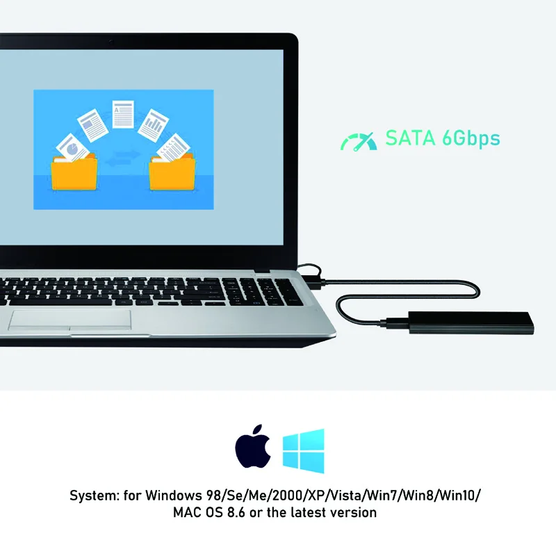 ָ Ʈ ̺  ̽ , USB 3.1 to M.2 NGFF SSD Ŭ, UASP ʰ, 2242 2260 2280 M2 SSD