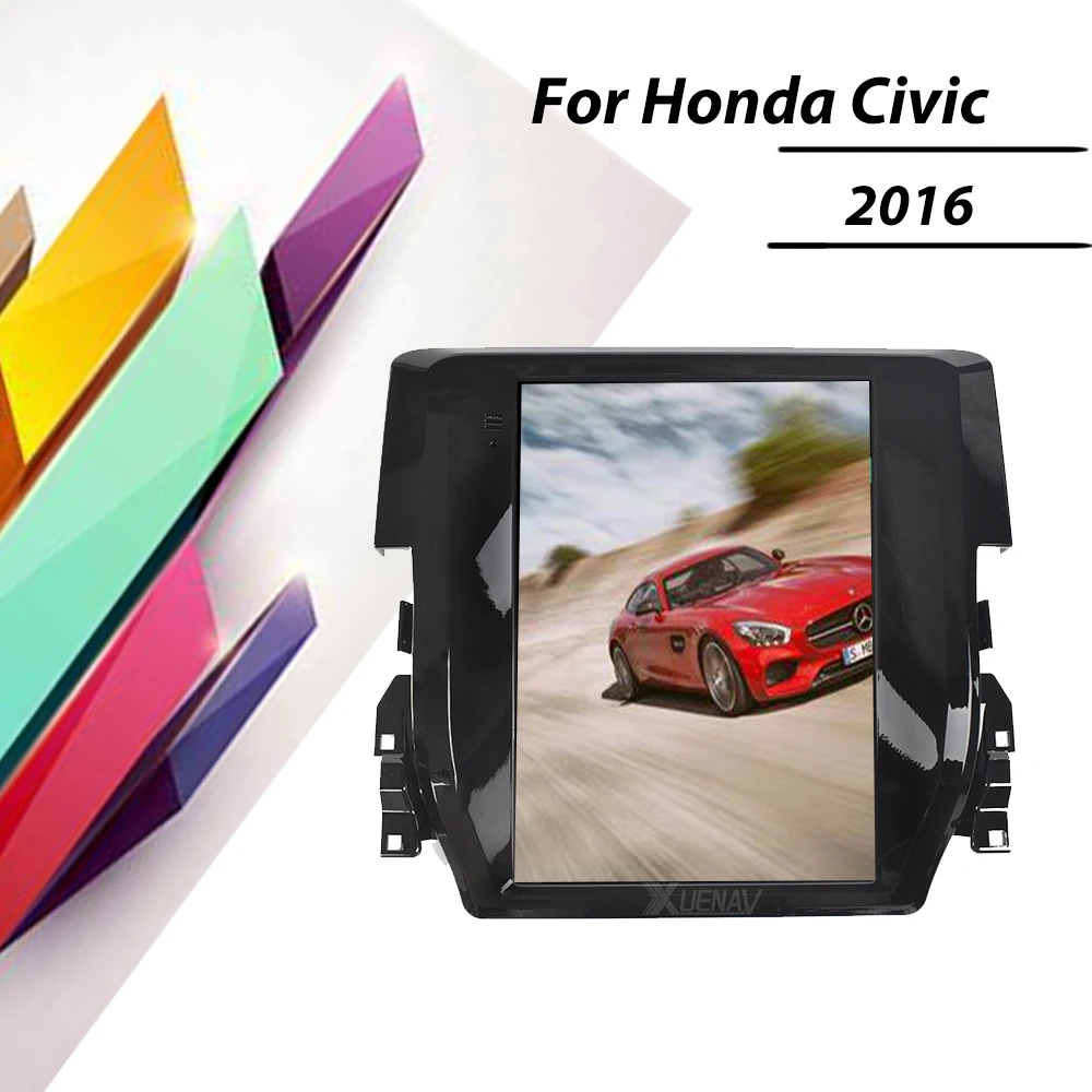 

Autoradio Tesla Style Built-in DSP For Honda Civic 2016 Car Radio Player GPS Multimedia Player Navigation Vertical Screen