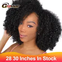 30 Polegada Em Estoque Brasileiro Do Cabelo Weave Bundles Afro Kinky Curly Feixes de Cabelo 100% Feixes de Cabelo Humano Real Remy Não extensão Do cabelo(China)