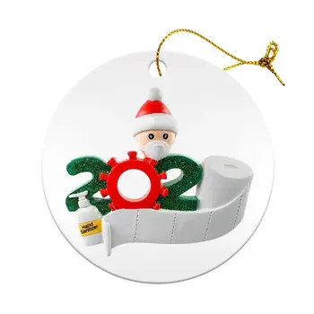 

Christmas Decorations Creative DIY Name Blessing Words Acrylic Pendant Mask Snowman Christmas Tree Pendant