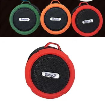 

C6 Bluetooth Sports Speaker Mini Round Wireless Portable Hanging Waterproof Stereo Sound Box Gift