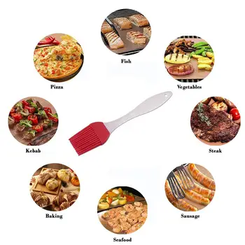 

Silicone Barbecue Seasoning Oil BBQ Brush Baking Picnic Home Kitchen Cake Tool Safety Baking Tools High Quality Pastry