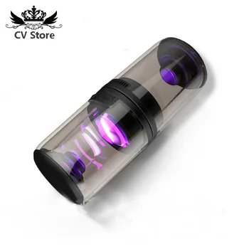 

D08 Mini LED Colorful HIFI Big Bass Sound Column Box TWS Magnetic Vibration Bluetooth Transparent Speaker 2 speakers Per Set