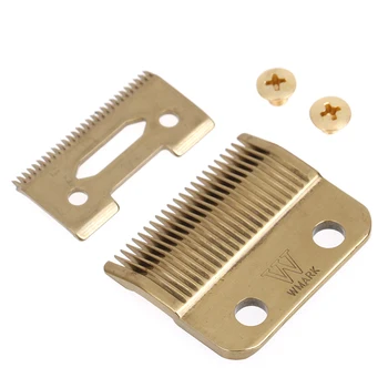 

Movable Golden Screws Blade Professional Hair Clipper Blade High Carton Steel Clipper Accessories Golden For Choice