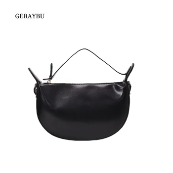

Fashion Shoulder Bag Women Retro Simple Saddle Bag Tide Messenger Bag Ins Classic Pu Handbag Temperament Wild