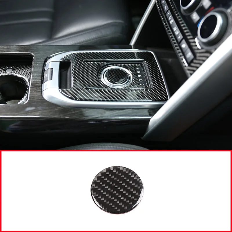 

Carbon Fiber Gear Shift Head Trim Stickers For Land Rover Discovery Sport 2015-2019 Accessories