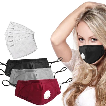 

Carego PM2.5 Anti Cotton Haze Mask Breath Valve Anti-dust Mouth Mask Activated Carbon Filter Respirator Mouth-muffle Mask Face