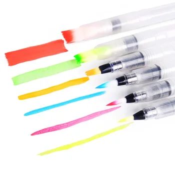 

Refillable Paint Brush Water Brush Ink Pen Water Color Soft Head Calligraphy Drawing Painting Illustration Pen Marker Pen