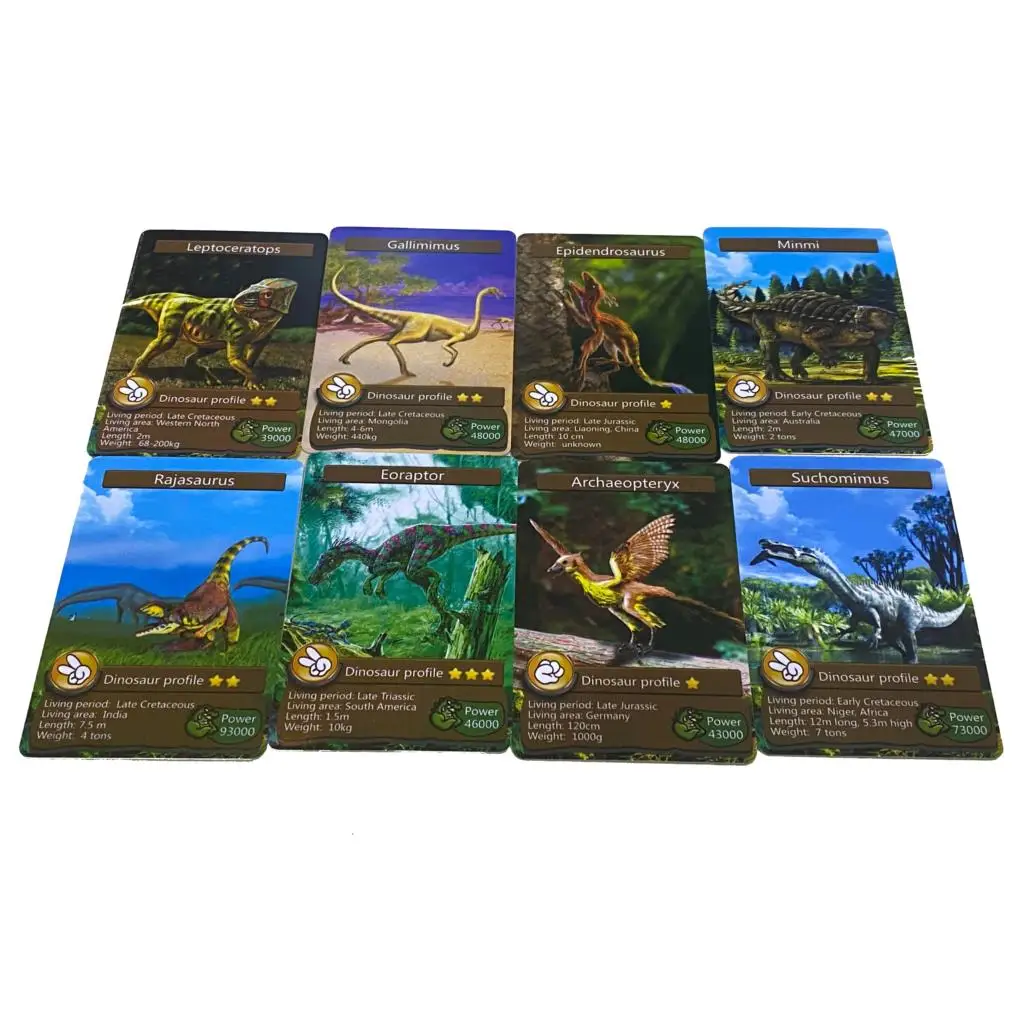 

55Pcs Disney Dinosaur cognition card Game Battle Carte Anime Trading Cards Album Book Kids Toys Gifts