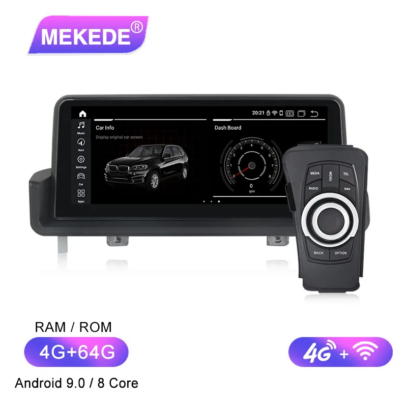 4G Lte Qualcomm 8 core Android 9,0 4G ram 64G rom автомобильный dvd-плеер для BMW E90 E91 E92 E93 с аудио радио gps навигация - Цвет: 8 core