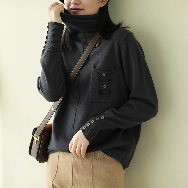 Новинка 2020 весенний женский свитер Ретро стиль свободные пуловеры топы для