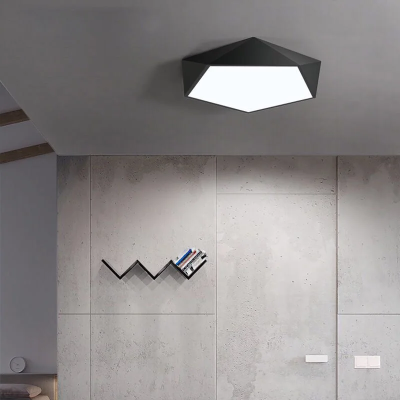 

corridor balcony Ceiling Lighting Creative geometric art led lighting ceiling lamp for Sitting room lamp study