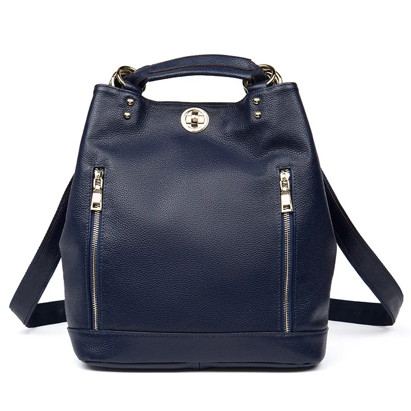 Напрямую от производителя, распродажа, женский рюкзак из зернистой кожи, многофункциональный Повседневный Рюкзак-ведро, женская сумка a Generatio