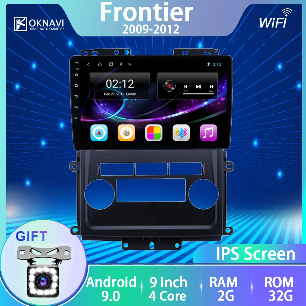 

Car Radio For Nissan Frontier Xterra 2009-2012 Android 9.0 Car Stereo Automotive DVD Multimedia Video Player 2din GPS Navigation