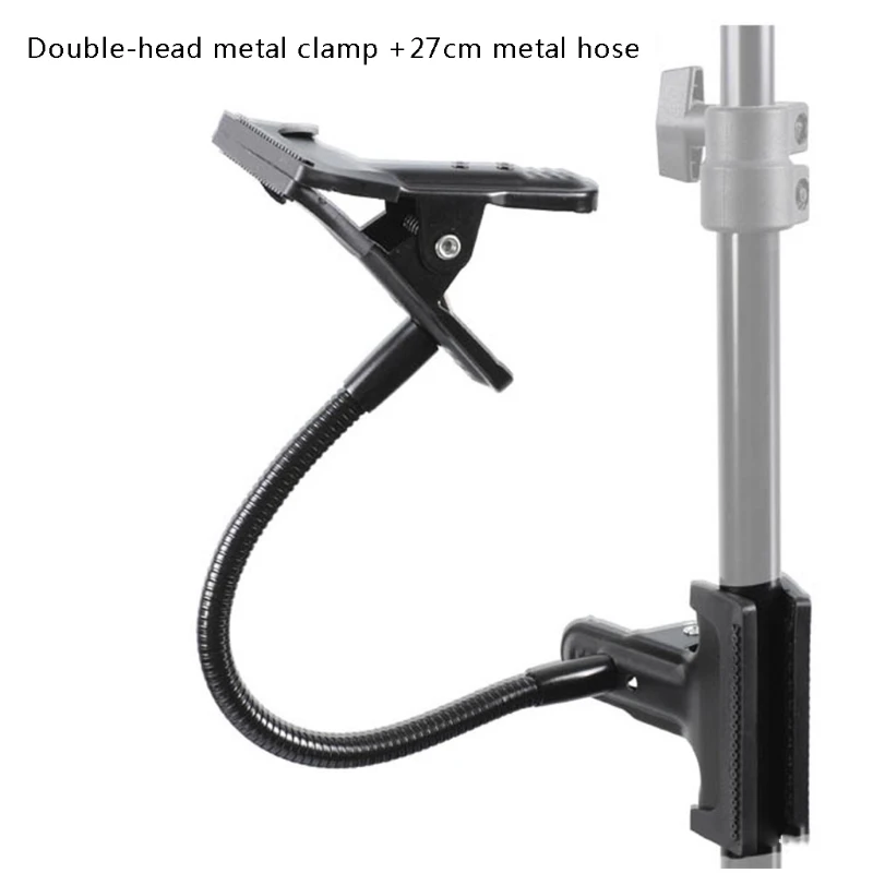 Dual Strong Clamps Connect by Flexible Metal Arms Clamps with Flexible