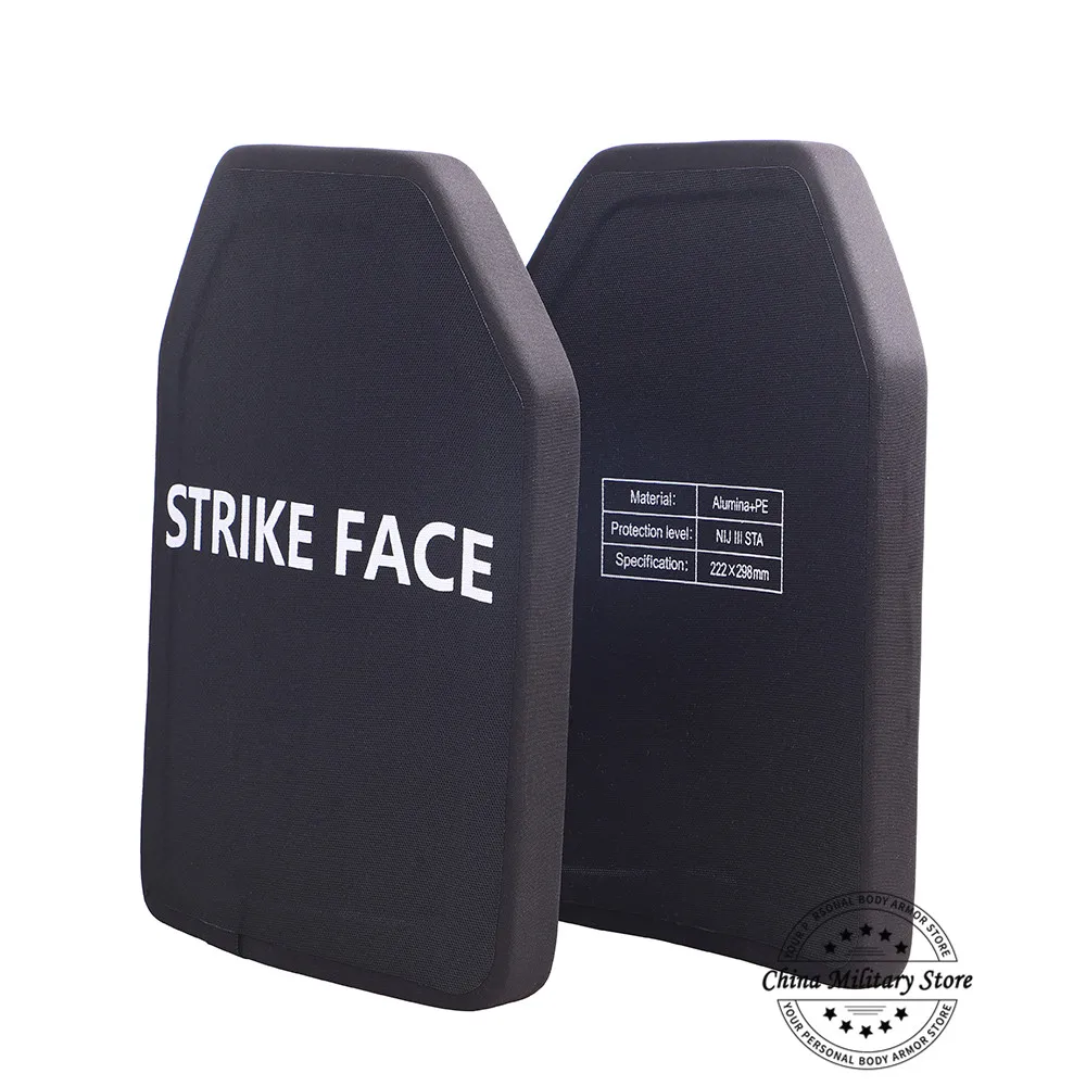 S Size 222*298mm Military Army NIJ Level 3 III STA Aluminium PE Ballistic Plates Bulletproof Bullet Proof Plate | Безопасность и