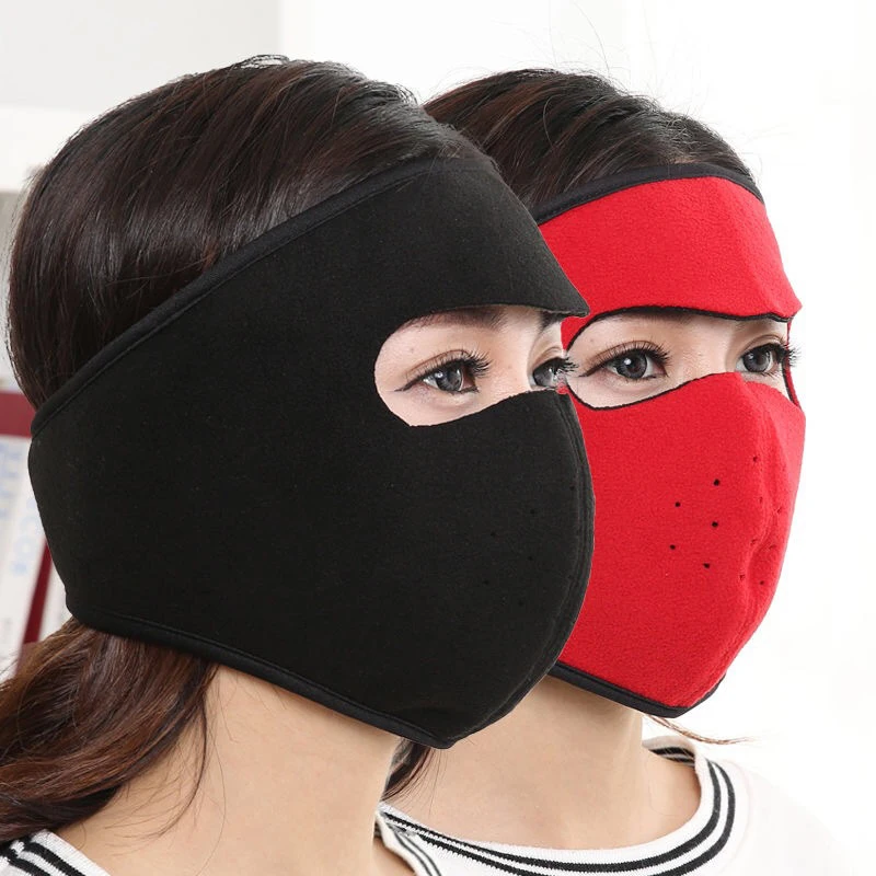 Thickened Hat Thermal Masked Suede Mask Earmuff Breathable Cap Comfortable Dustproof Elastic Adult Ski | Аксессуары для одежды