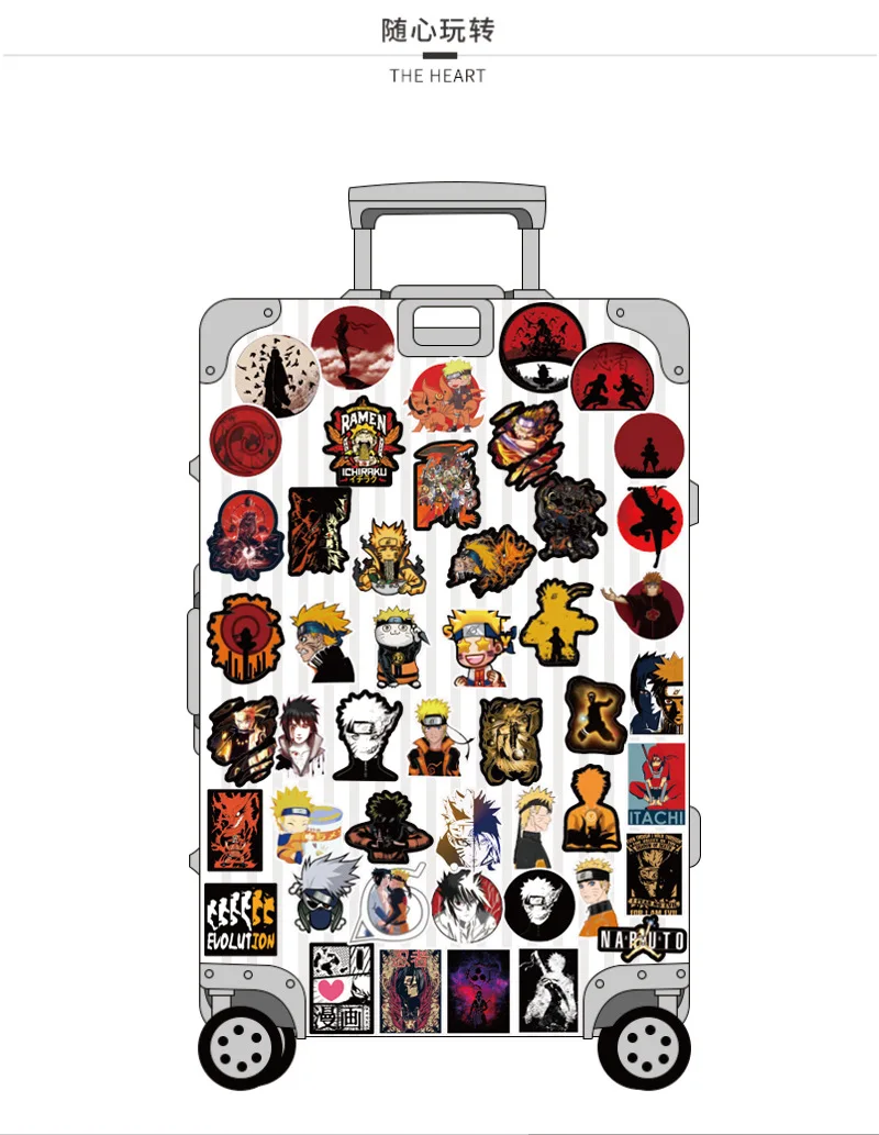 of Ninja cartoon graffiti stickers wish cross-border mobile phone computer skateboard waterproof personality stickers