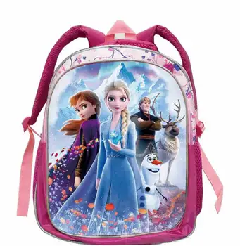 

Disney 12.5/14/16 inch Cartoon Backpack For Girls Boys Kids School Bag Elsa&Anna Princess Backpacks Girls Toddler Kids Book Bags
