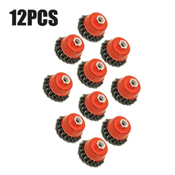 

12PCS Wire Wheel 3inch 75mm Angle Grinder Removing Paint Removing Paint