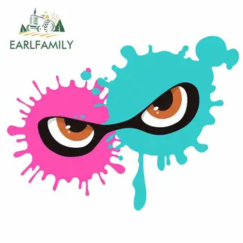 

EARLFAMILY 13cm x 9.9cm for Splashot Monster Bumper Car Stickers Car Accessories Decal Waterproof Repair Occlusion Scratch