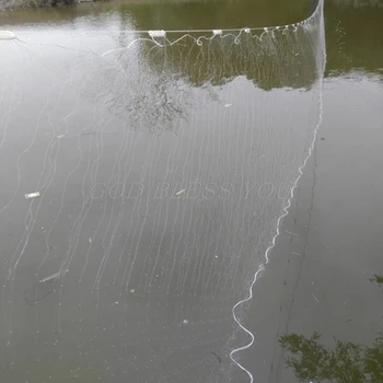 

Fishing Net Single Mesh Nylon Durable Accessories Float Trap Monofilament Gill