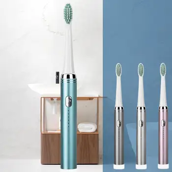 

Electric Toothbrush Usb Charging Sonic Vibration Automatic Five-Speed Adult Household Toothbrush Soft Hair