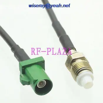 

DHL/EMS 50 pcs Cable 6inch Fakra SMB E 6002 male to FME female RG174 RF Pigtail jumper cable with one year warranty-A2