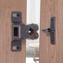 1Pc Prong Doors Latch Hardware Double Ball Roller Catches Cupboard Cabinet Tool Closer