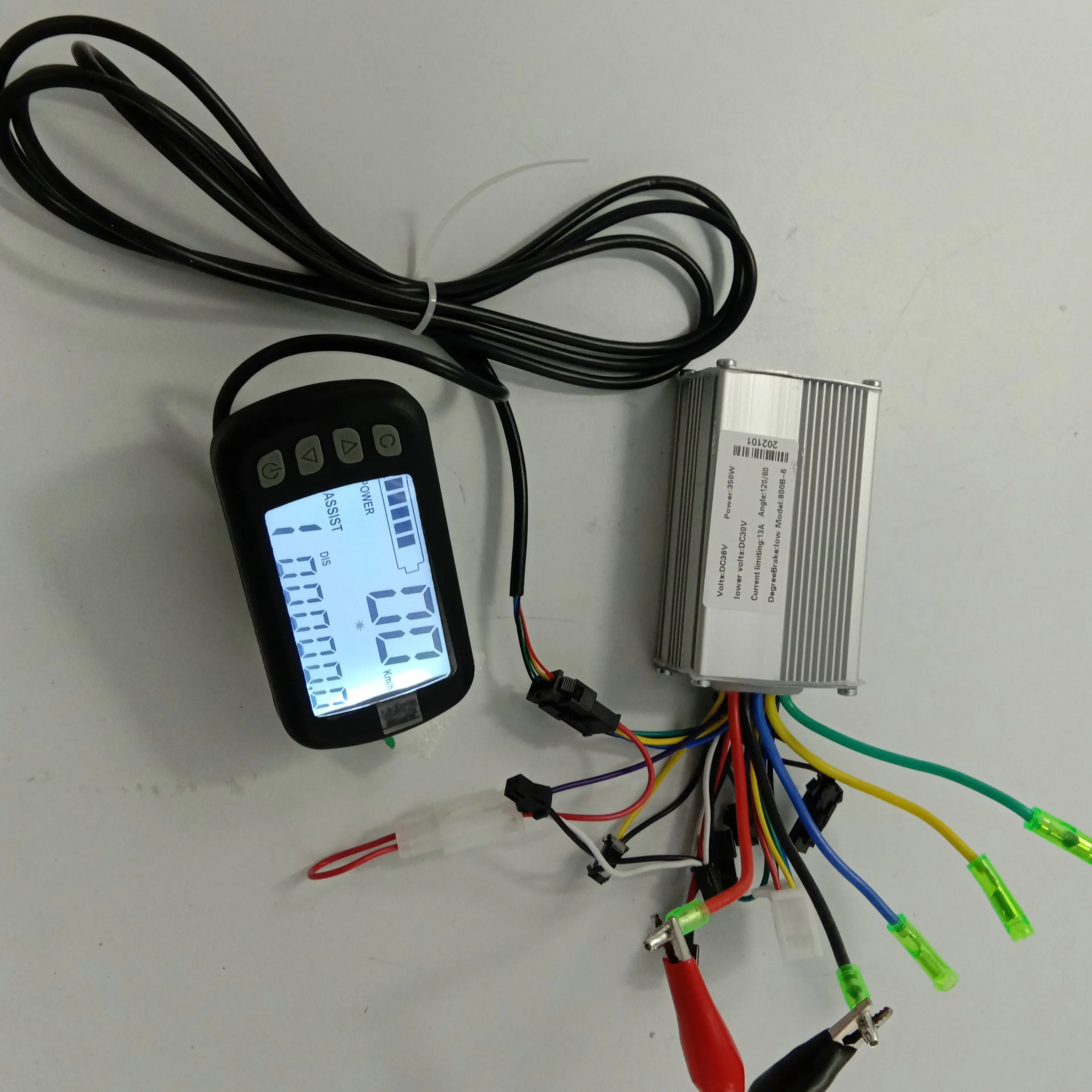 Контроллер скорости электродвигателя BLDC 24v36v48V250W350W прямоугольная волна и ЖК