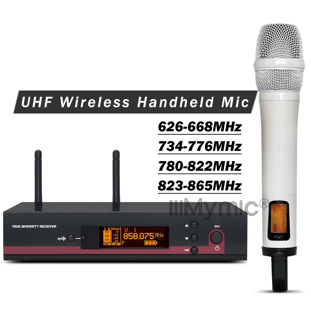 Белый цвет! Высококачественная профессиональная 135 G3 UHF Беспроводная микрофонная система с одним портативным передатчиком для шоу в реальном времени