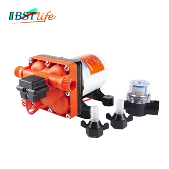 

4 Chamber Self Priming Diaphragm Pump 12V 55PSI Marine Electric Water Pumps Water Transfer Caravan RV Camper Boat Accessories