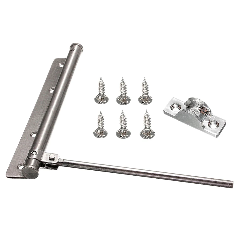 

Door Closer Single Spring Strength Adjustable Surface Mounted Stainless Steel Automatic Closing Fire Rated Door Hardware 45Kg