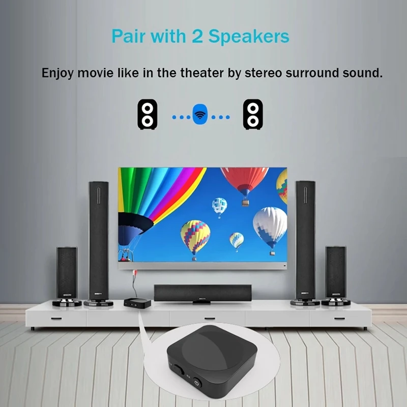 2 in 1 Bluetooth Transmitter Receiver Bluetooth o Adapter 3 5mm AUX APT X for TV Headphones Speaker