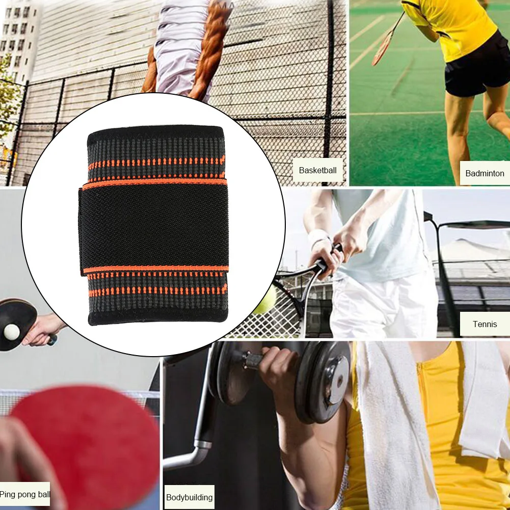 1PC Adjustable Bandages Pressure Weightlifting Gym Nylon Protection Hand Fitness Sports Strap Wristband Compression Belt