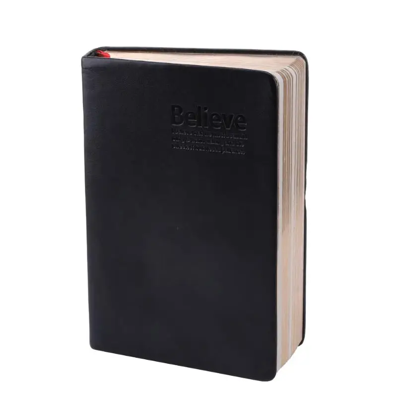 

Vintage Thick Paper Notebook Notepad Leather Bible Diary Book
