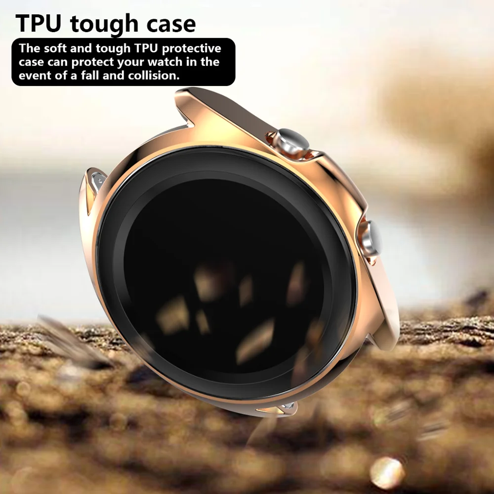 Premium TPU Bumper Case for Samsung Galaxy Watch 3 - Protective Smartwatch Cover