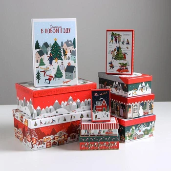 

Gift box set 10 in 1 "New Year's stories", 12 × 7 × 4 - 32.5 × 20 × 12.5 cm 5040789