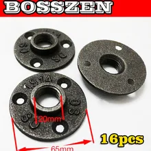 16 шт./лот для G1/" Труба чугунная база кронштейн Лофт промышленный стиль